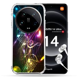 Coque Renforcée Pour Xiaomi 14 Ultra Musique Partition Multicolore