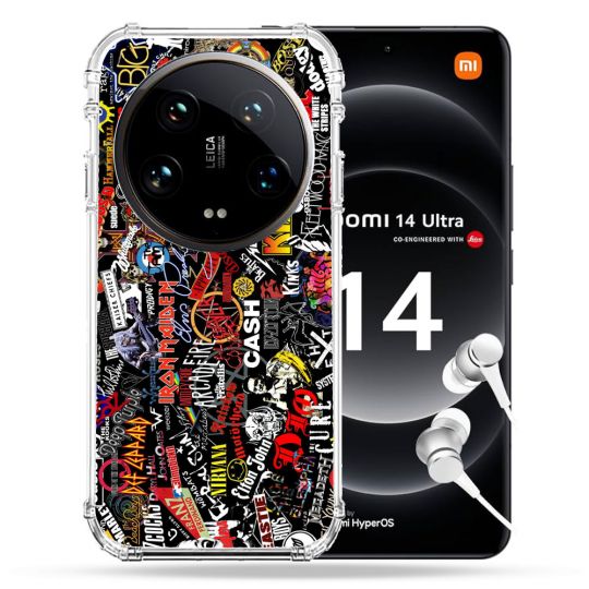 Coque Renforcée Pour Xiaomi 14 Ultra Musique Rock Groupe