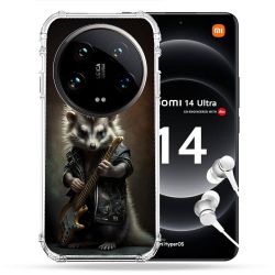 Coque Renforcée Pour Xiaomi 14 Ultra Musique Rock Herisson