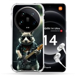 Coque Renforcée Pour Xiaomi 14 Ultra Musique Rock Lapin