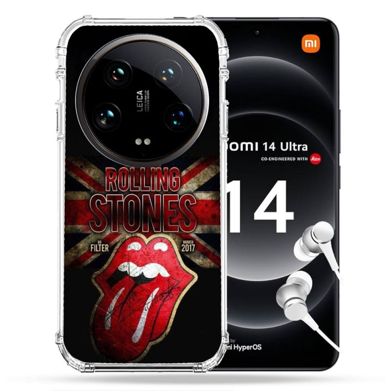 Coque Renforcée Pour Xiaomi 14 Ultra Musique Rolling Stones
