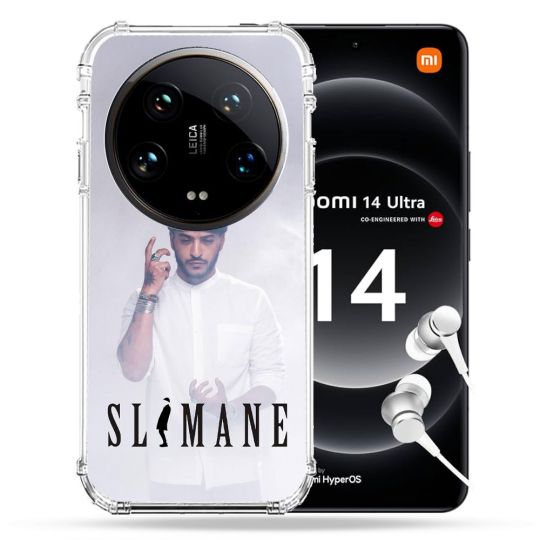 Coque Renforcée Pour Xiaomi 14 Ultra Musique Slimane Blanc