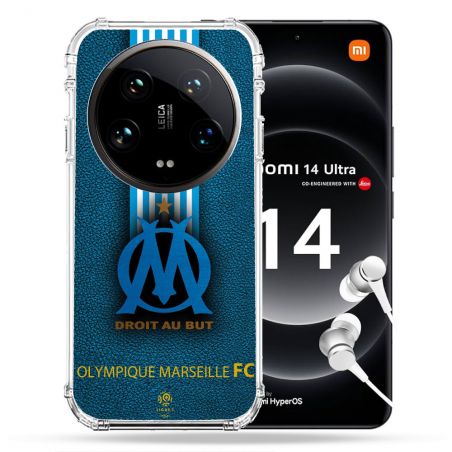 Coque Renforcée Pour Xiaomi 14 Ultra Olympique Marseille OM Bande