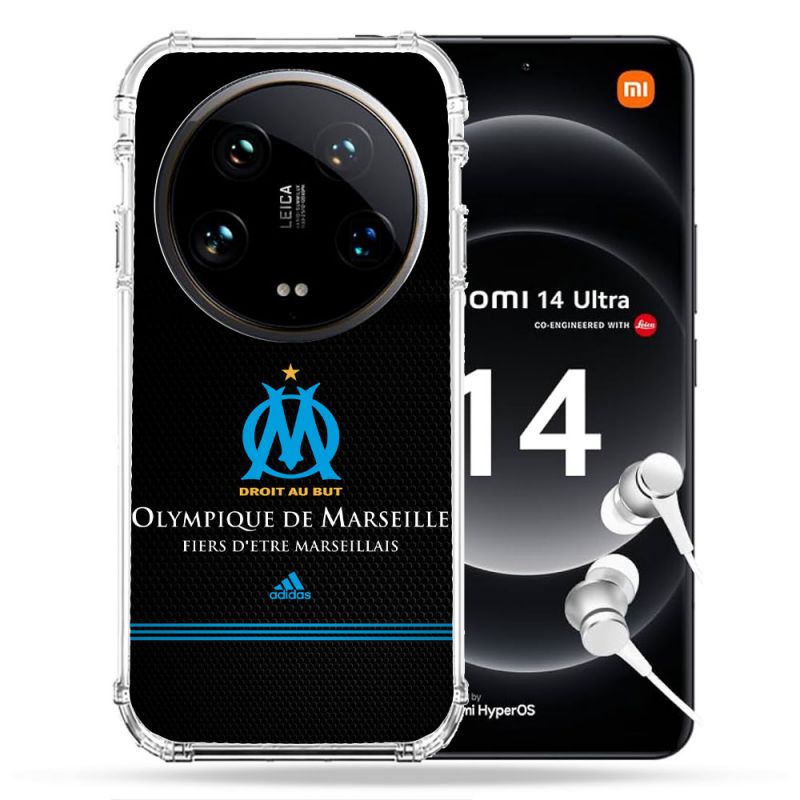 Coque Renforcée Pour Xiaomi 14 Ultra Olympique Marseille OM Fier etre Marseillais