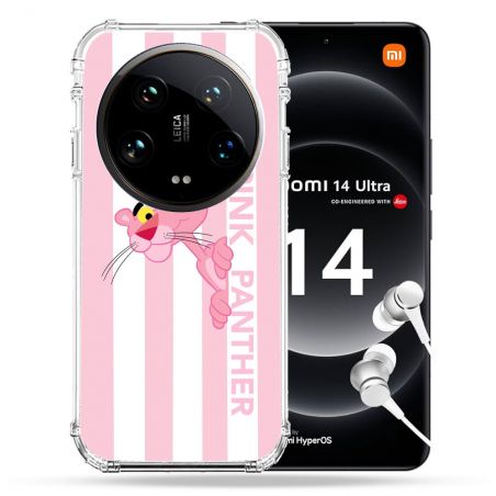 Coque Renforcée Pour Xiaomi 14 Ultra Panthere Rose