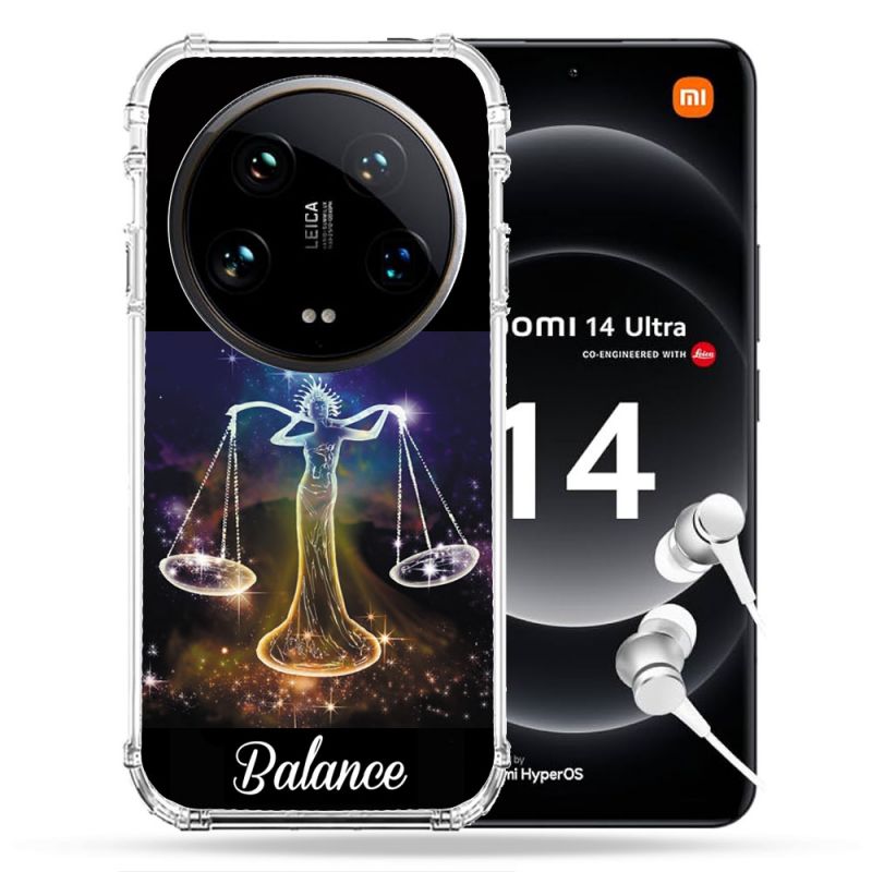 Coque Renforcée Pour Xiaomi 14 Ultra Signe Zodiaque 2 Balance