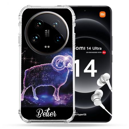 Coque Renforcée Pour Xiaomi 14 Ultra Signe Zodiaque 2 Bélier