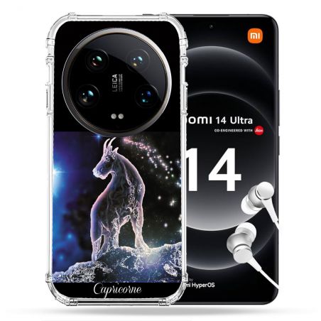 Coque Renforcée Pour Xiaomi 14 Ultra Signe Zodiaque 2 Capricorne