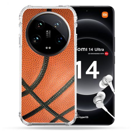 Coque Renforcée Pour Xiaomi 14 Ultra Sport Ballon Basket