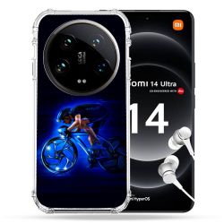 Coque Renforcée Pour Xiaomi 14 Ultra Sport Cyclisme Bleu