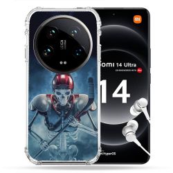 Coque Renforcée Pour Xiaomi 14 Ultra Sport Hockey Squelette