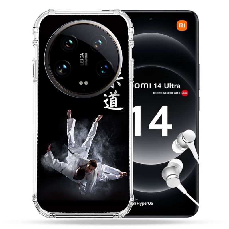 Coque Renforcée Pour Xiaomi 14 Ultra Sport Judo Noir