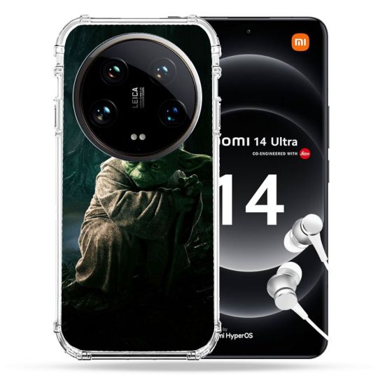 Coque Renforcée Pour Xiaomi 14 Ultra Star Wars - Yoda sombre