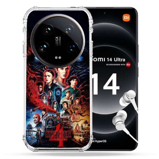 Coque Renforcée Pour Xiaomi 14 Ultra Stranger Things Affiche 4