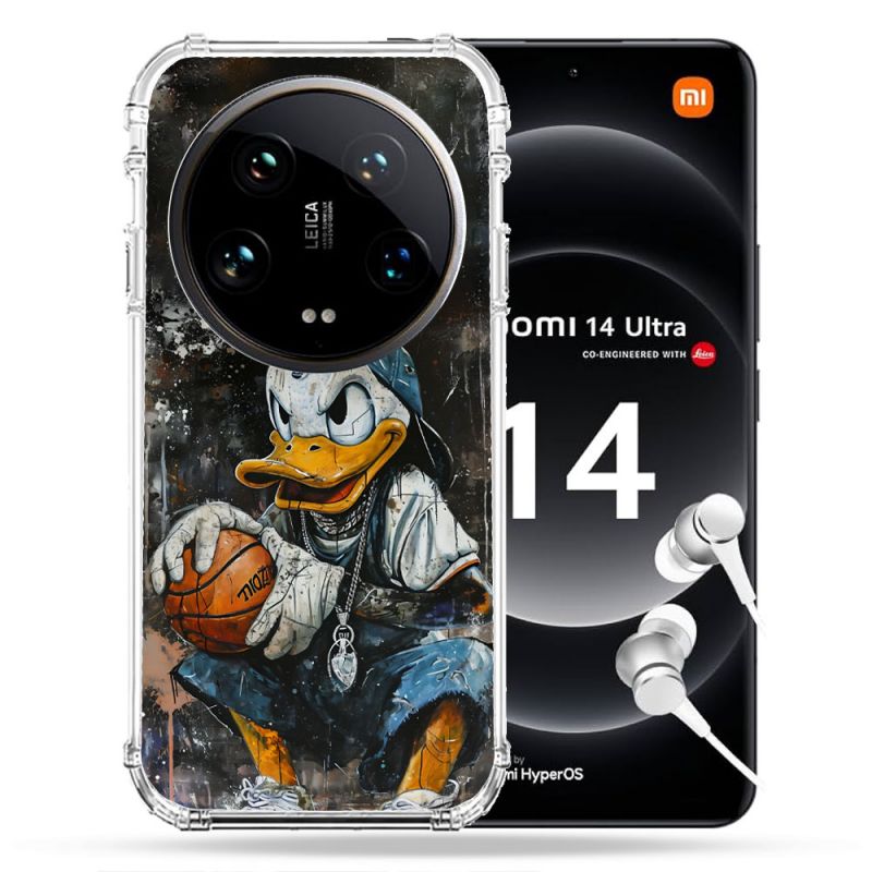 Coque Renforcée Pour Xiaomi 14 Ultra Street Art Donald Duck