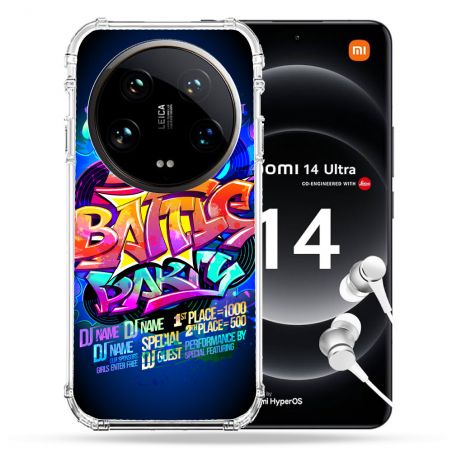 Coque Renforcée Pour Xiaomi 14 Ultra Street Art Rap