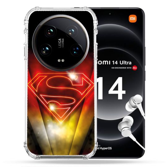 Coque Renforcée Pour Xiaomi 14 Ultra Superman Logo
