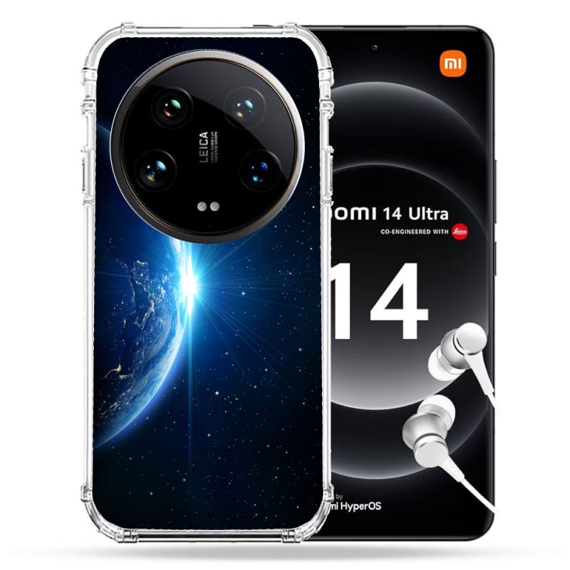 Coque Renforcée Pour Xiaomi 14 Ultra Univers Planete Terre