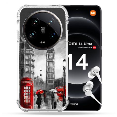 Coque Renforcée Pour Xiaomi 14 Ultra Voyage Angleterre Londres Vintage