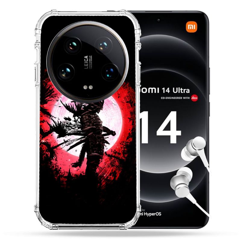 Coque Renforcée Pour Xiaomi 14 Ultra Voyage Japon Samourai