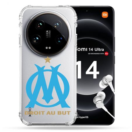 Coque Renforcée Transparente Pour Xiaomi 14 Ultra Foot Olympique Marseille OM