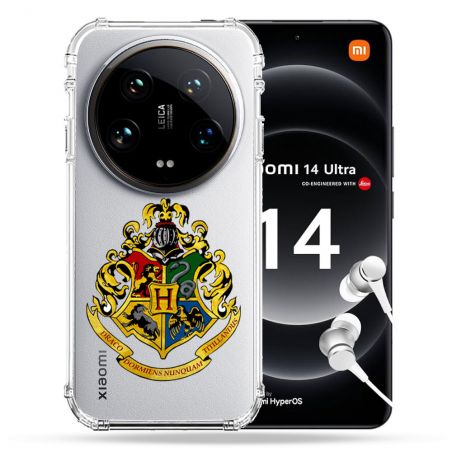 Coque Renforcée Transparente Pour Xiaomi 14 Ultra Harry Potter Poudlard