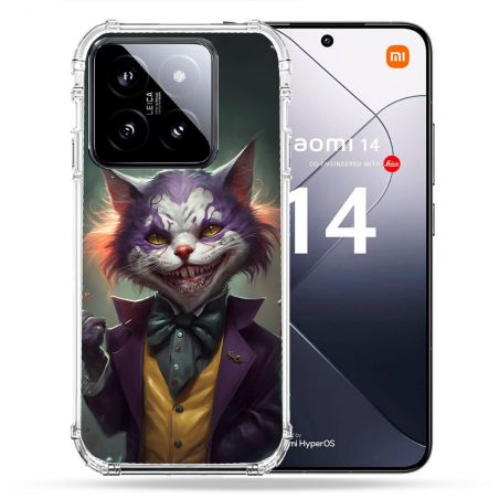 Coque Renforcée Pour Xiaomi 14 Animal Chat Joker