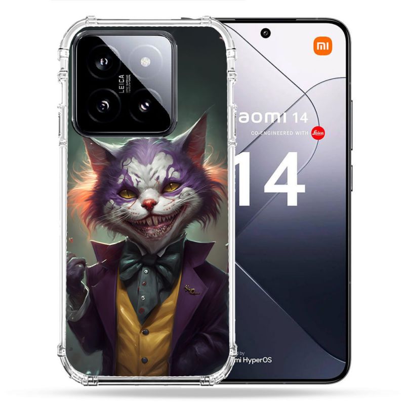 Coque Renforcée Pour Xiaomi 14 Animal Chat Joker