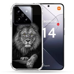 Coque Renforcée Pour Xiaomi 14 Animal Lion Majestueux