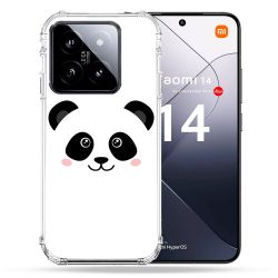 Coque Renforcée Pour Xiaomi 14 Animal Panda Blanc