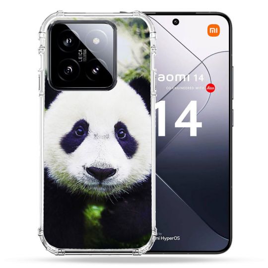 Coque Renforcée Pour Xiaomi 14 Animal Panda Color