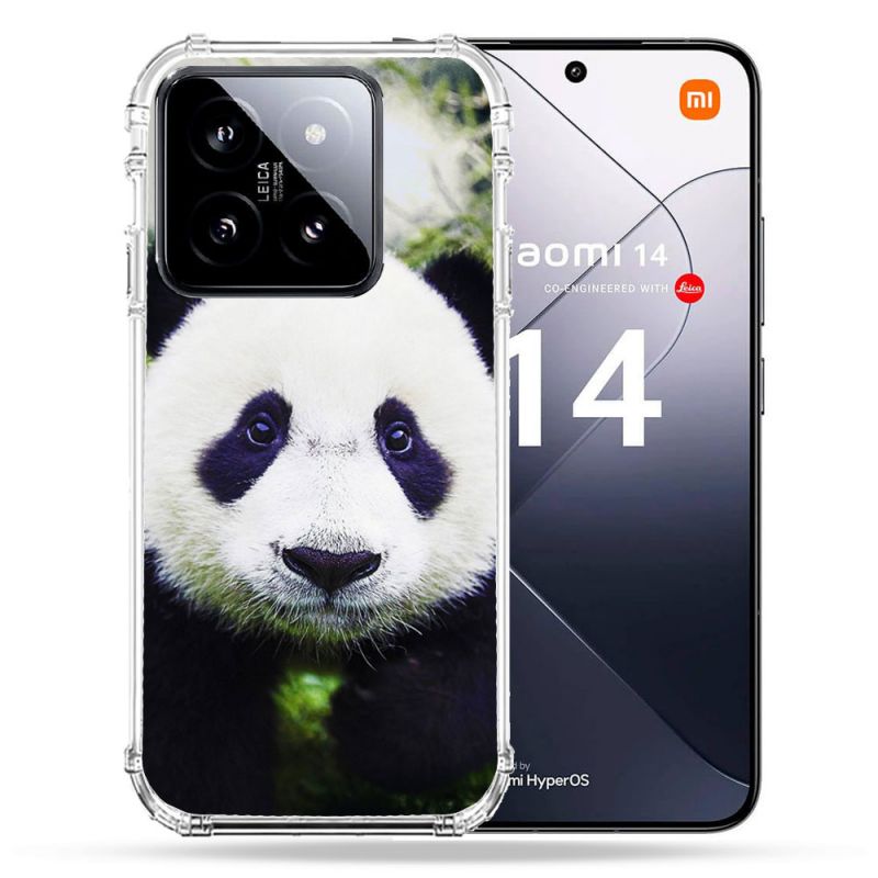 Coque Renforcée Pour Xiaomi 14 Animal Panda Color