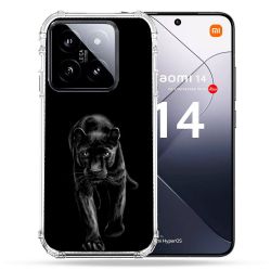 Coque Renforcée Pour Xiaomi 14 Animal Panthère Noire