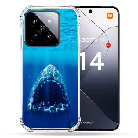 Coque Renforcée Pour Xiaomi 14 Animal Requin Dent