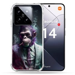 Coque Renforcée Pour Xiaomi 14 Animal Singe Business