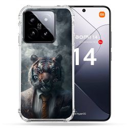 Coque Renforcée Pour Xiaomi 14 Animal Tigre Business