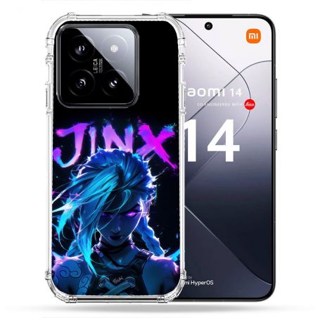 Coque Renforcée Pour Xiaomi 14 Arcane Jinx Night