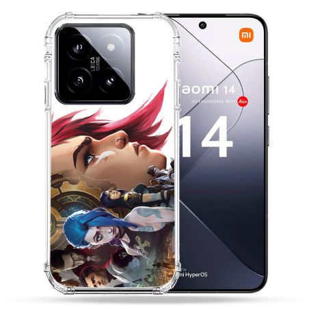 Coque Renforcée Pour Xiaomi 14 Arcane Jinx Sœur
