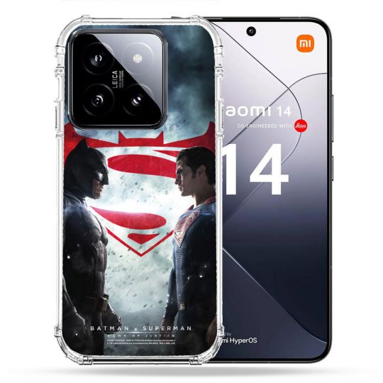 Coque Renforcée Pour Xiaomi 14 Batman VS Superman