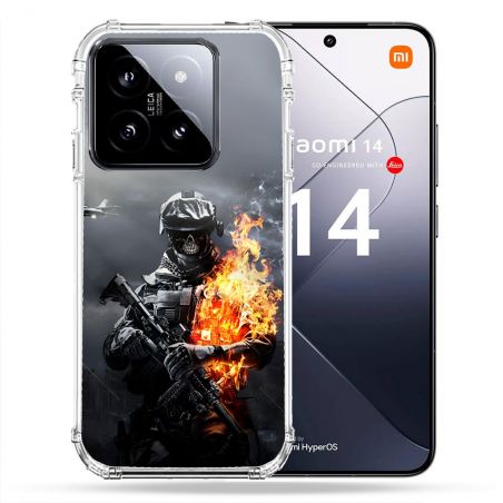 Coque Renforcée Pour Xiaomi 14 Call Of Duty Squelette