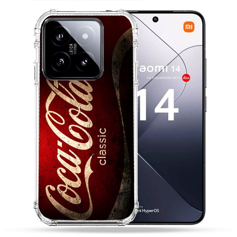 Coque Renforcée Pour Xiaomi 14 Coca Cola Classique
