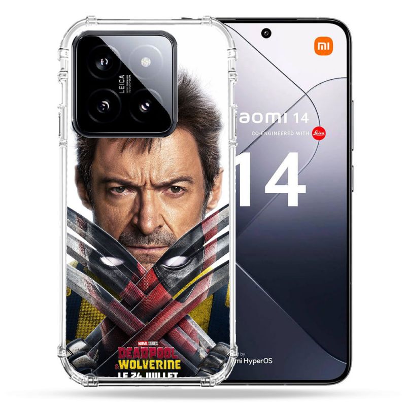 Coque Renforcée Pour Xiaomi 14 Deadpool Affiche