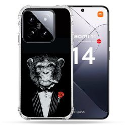 Coque Renforcée Pour Xiaomi 14 Decale Singe Mafia