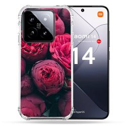Coque Renforcée Pour Xiaomi 14 Fleur Pivoine