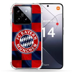 Coque Renforcée Pour Xiaomi 14 Foot Bayern Munich Carreaux