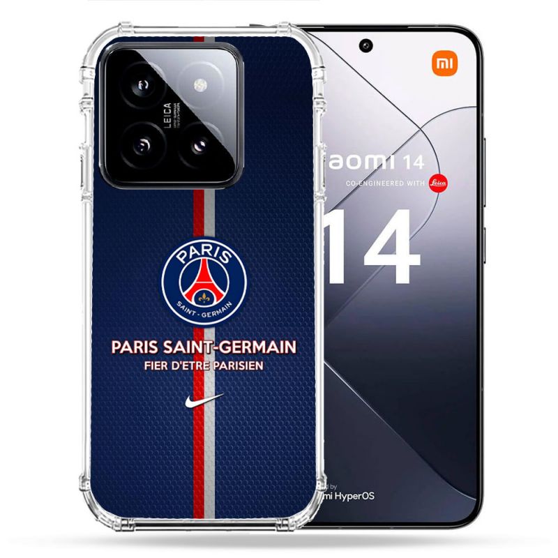 Coque Renforcée Pour Xiaomi 14 Foot PSG Fier