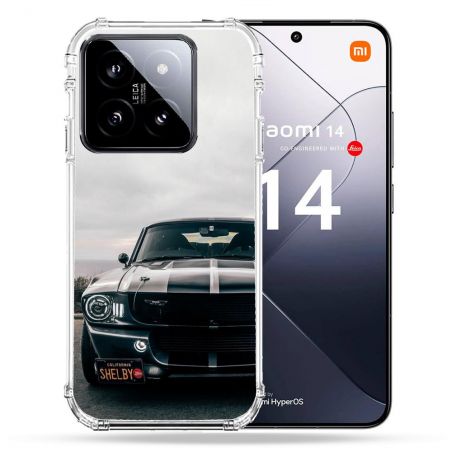 Coque Renforcée Pour Xiaomi 14 Ford Mustang GT500 Vintage