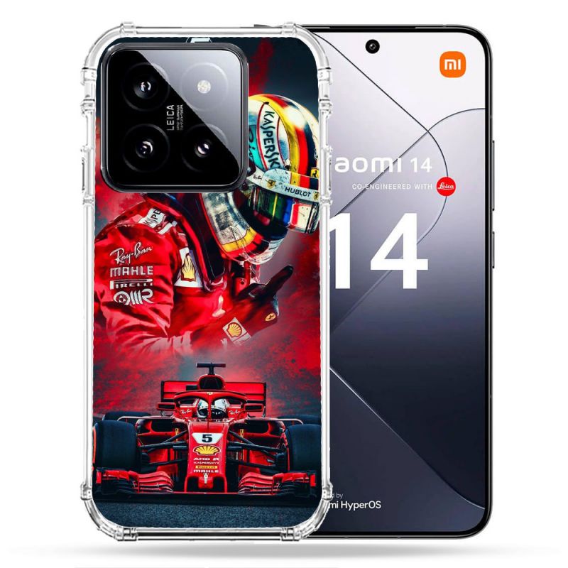 Coque Renforcée Pour Xiaomi 14 Formule 1 F1 Ferrari