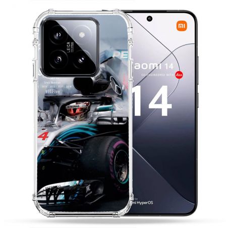 Coque Renforcée Pour Xiaomi 14 Formule 1 F1 Mercedes Petronas
