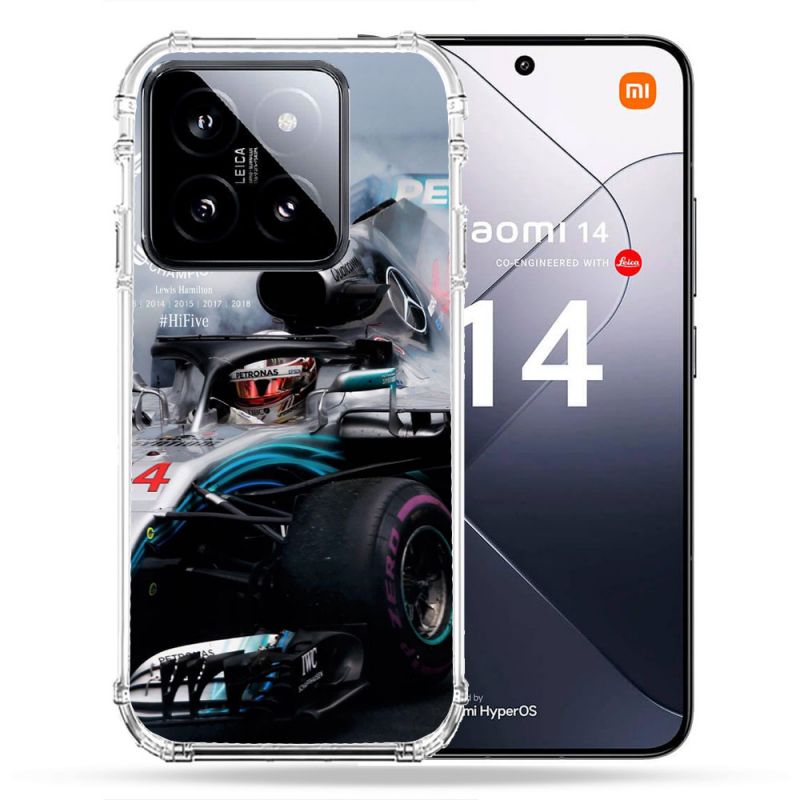 Coque Renforcée Pour Xiaomi 14 Formule 1 F1 Mercedes Petronas
